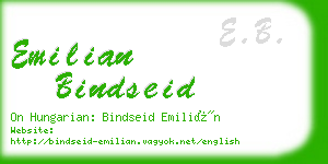 emilian bindseid business card